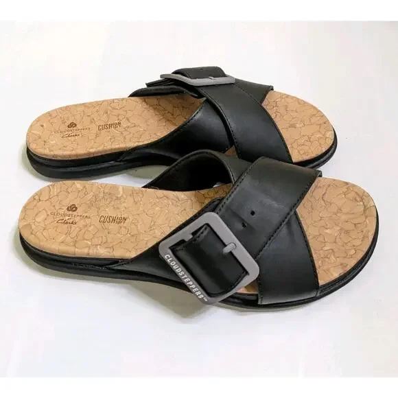 Clarks Shoes Cloudsteppers By Clarks Slide Sandals Step June